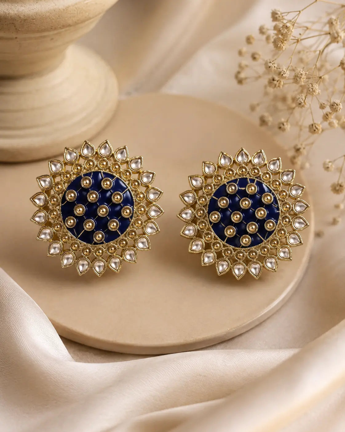Neel Kamal Stud Earrings