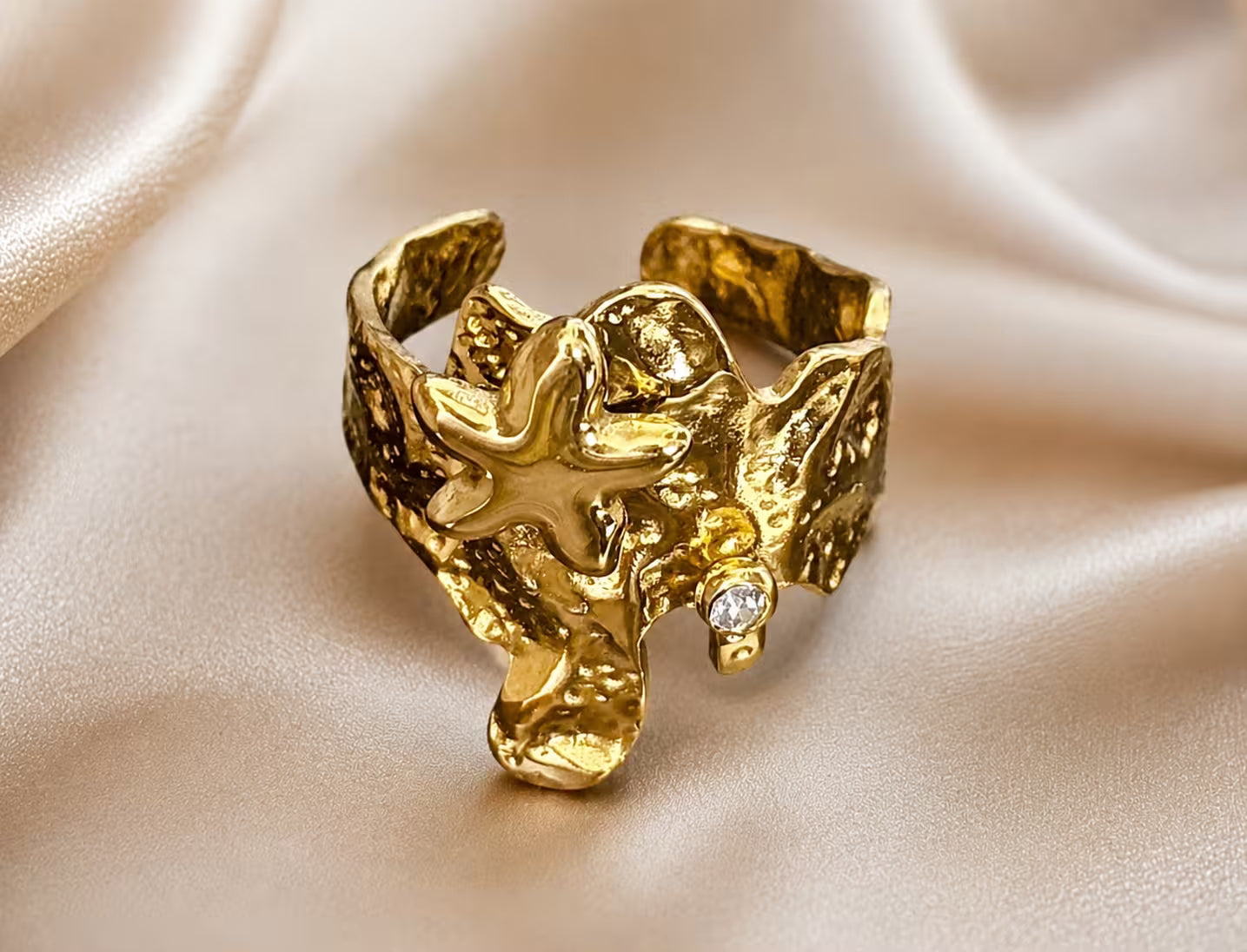 Vintage Sea Star Statement Ring