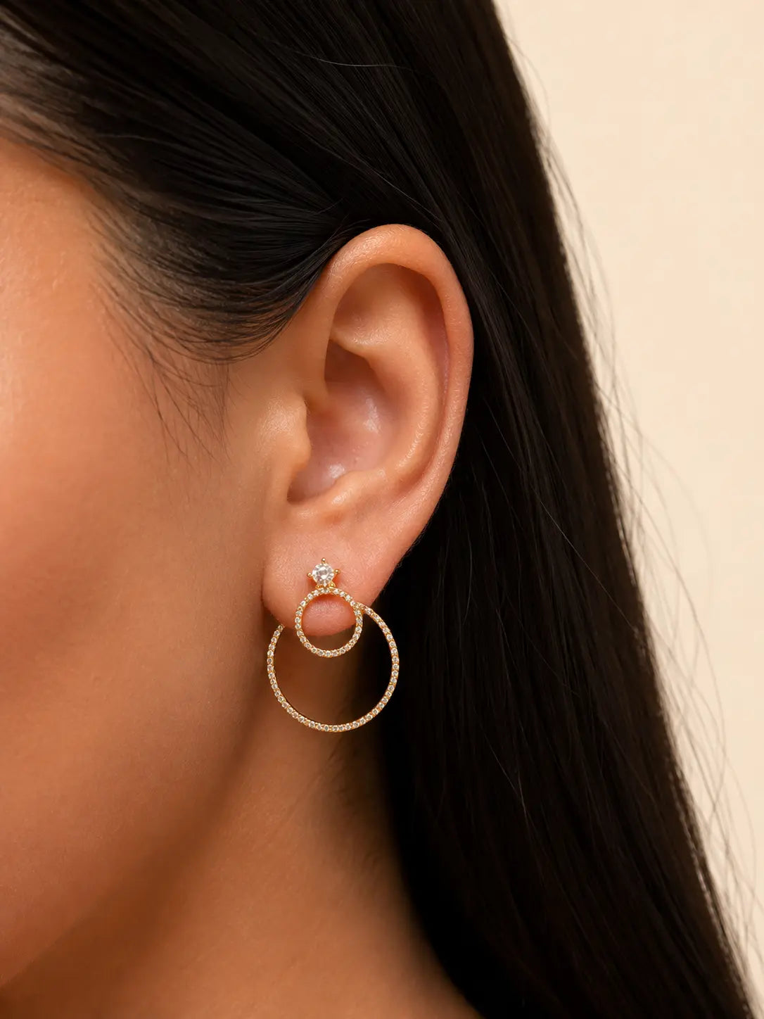 Double Hoop Ear Jacket