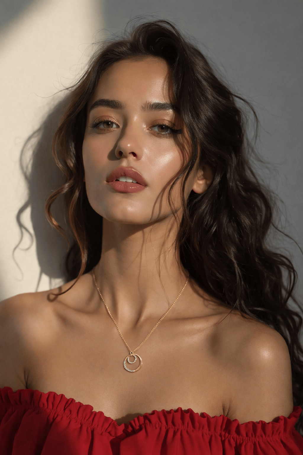 Shimmer Orbit Pendant, Anti Tarnish