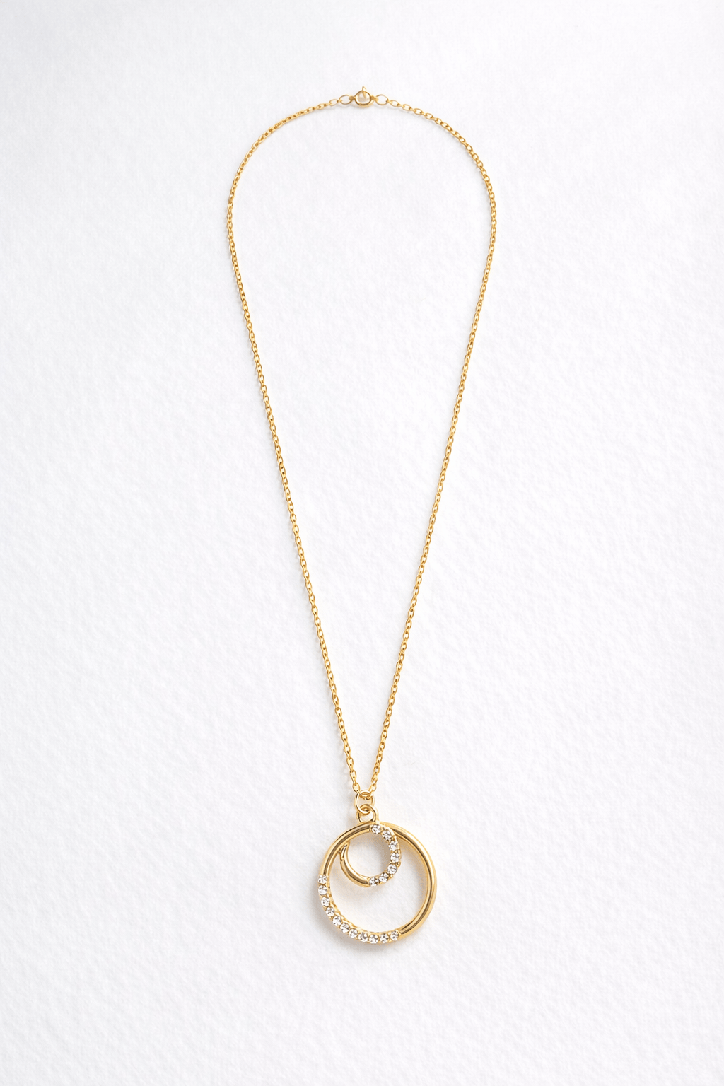 Shimmer Orbit Pendant, Anti Tarnish