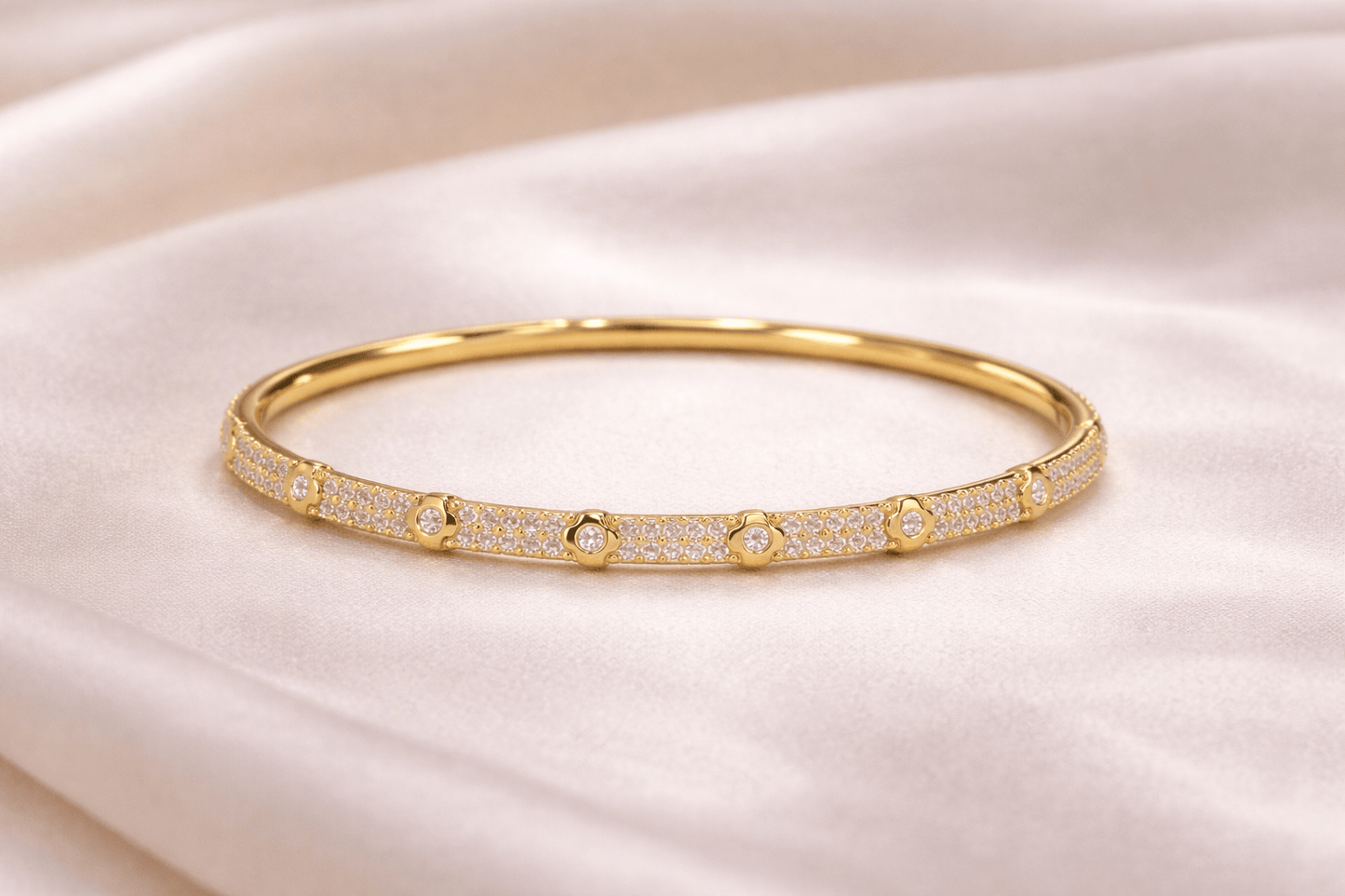 Adjustable Anti tarnish CZ Bracelet