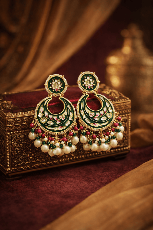 Emerald Noor Chandbali