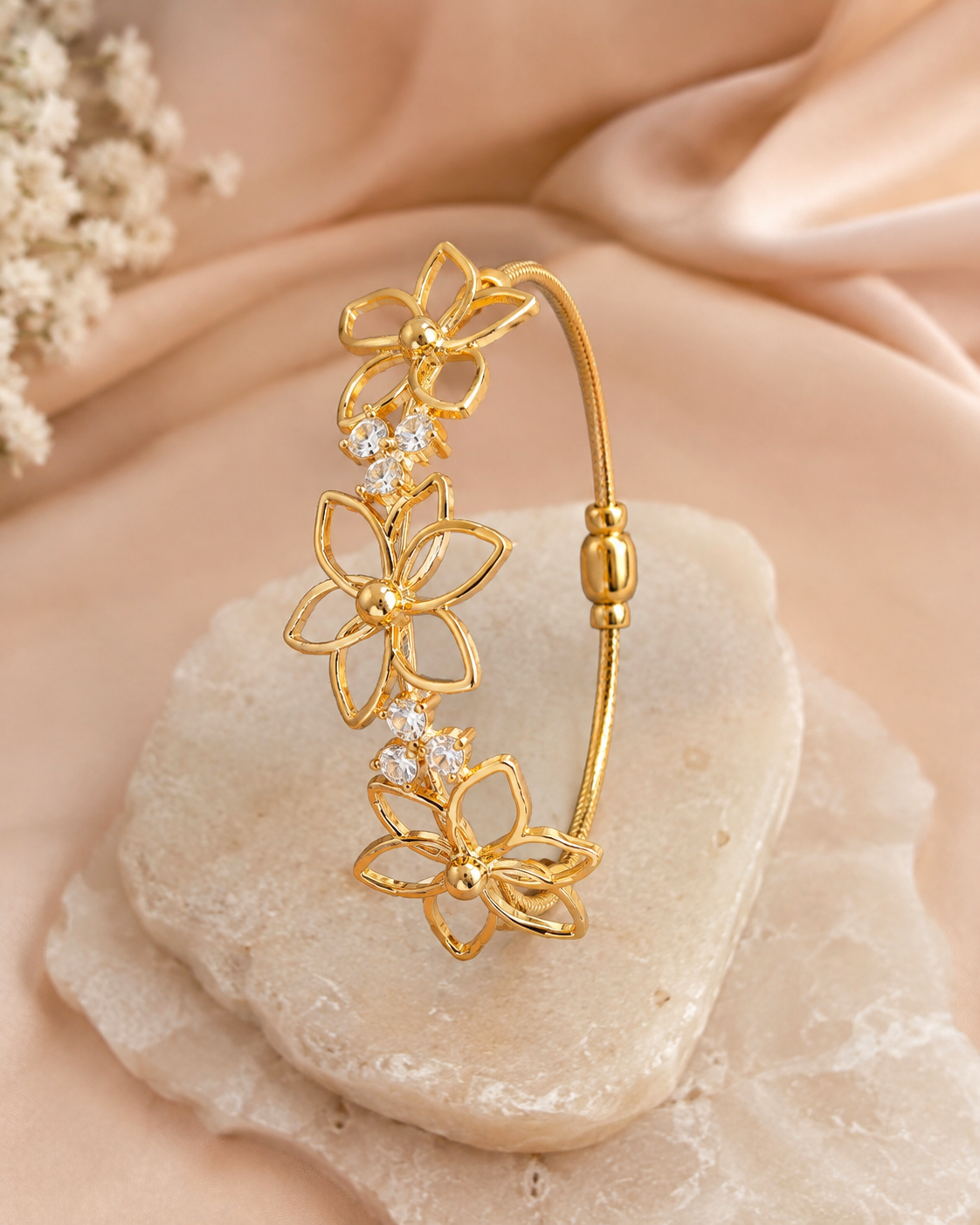 Golden Petal Bracelet