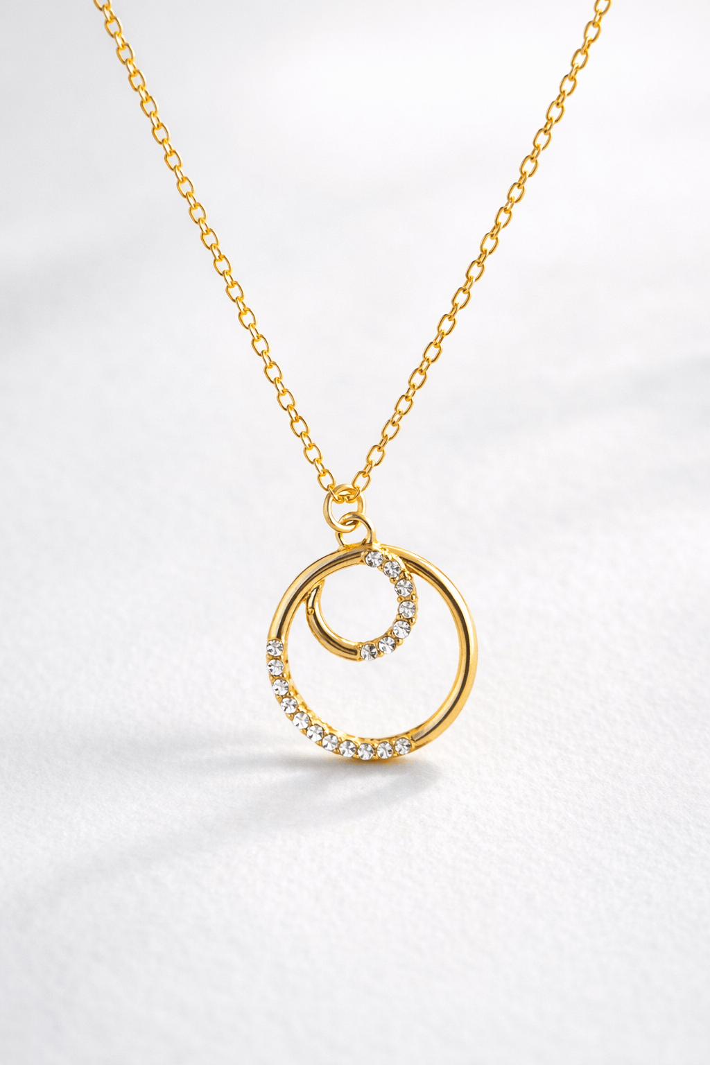Shimmer Orbit Pendant, Anti Tarnish