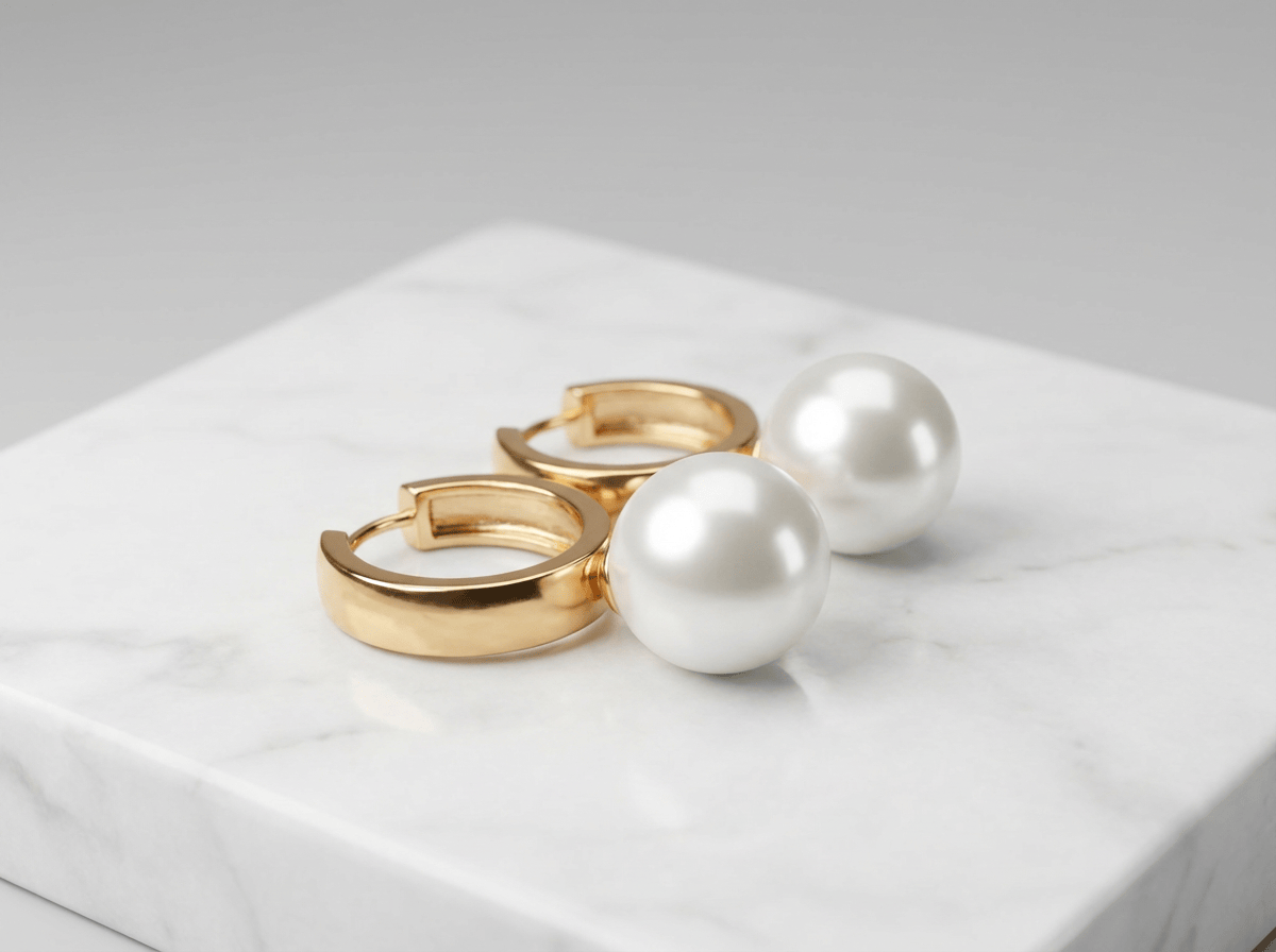 Combo 7 - Pearl drop Earring, Anti tarnish bracelet & Anti tarnish ring