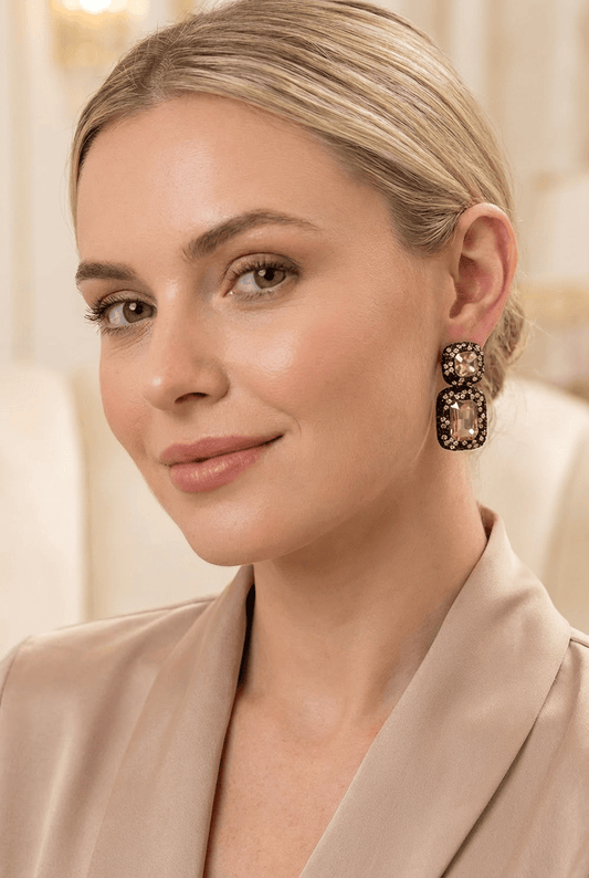 Champagne Drop Earrings