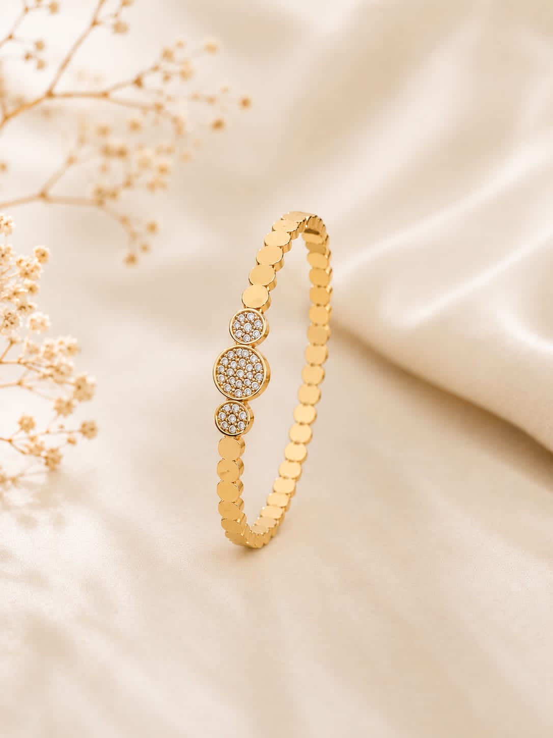 Crystal Gold Bracelet