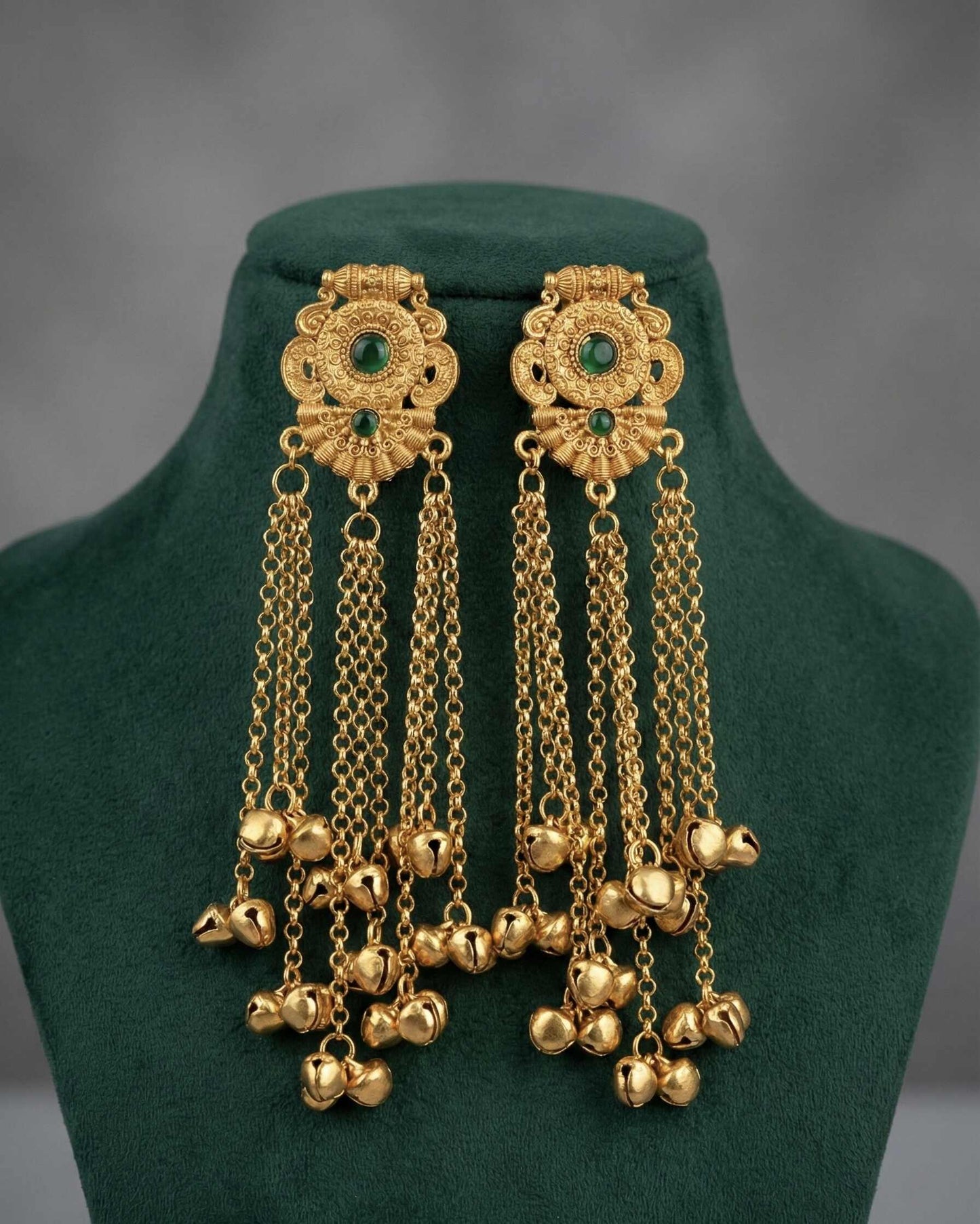Green Gulmarg Kashmiri Jhumka