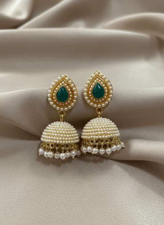The Arohi Pearl Tear Jhumka