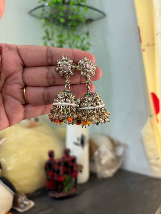 Multicolor jhumka
