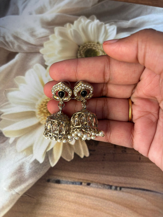 Royal Black AD Jhumka