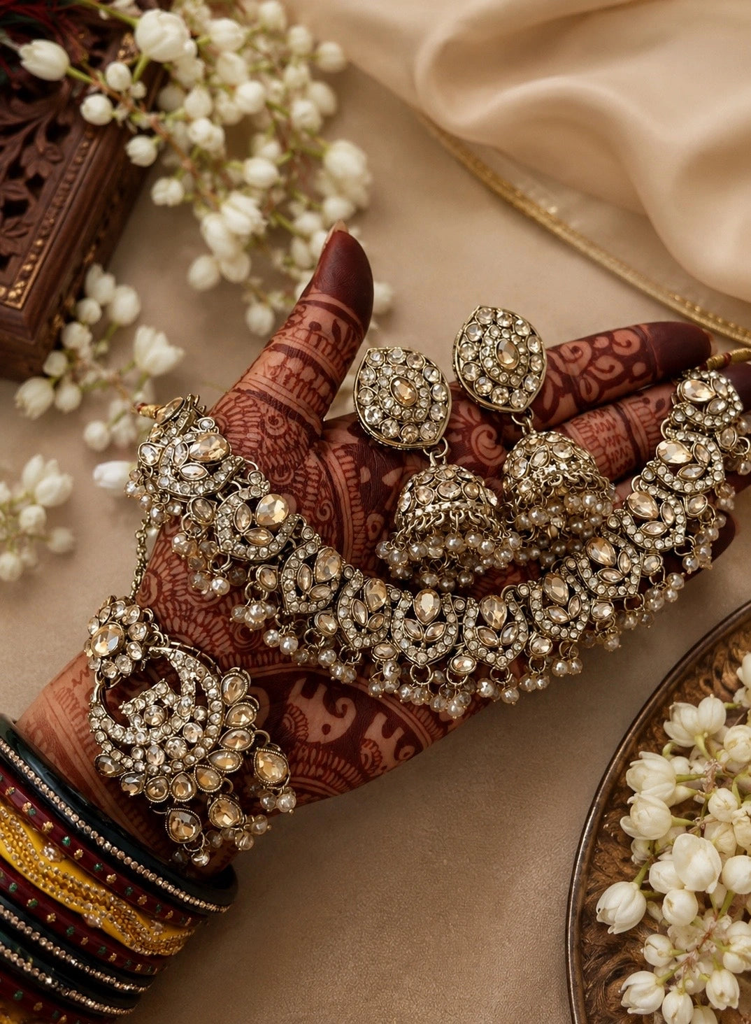 Traditional Polki Kundan Set