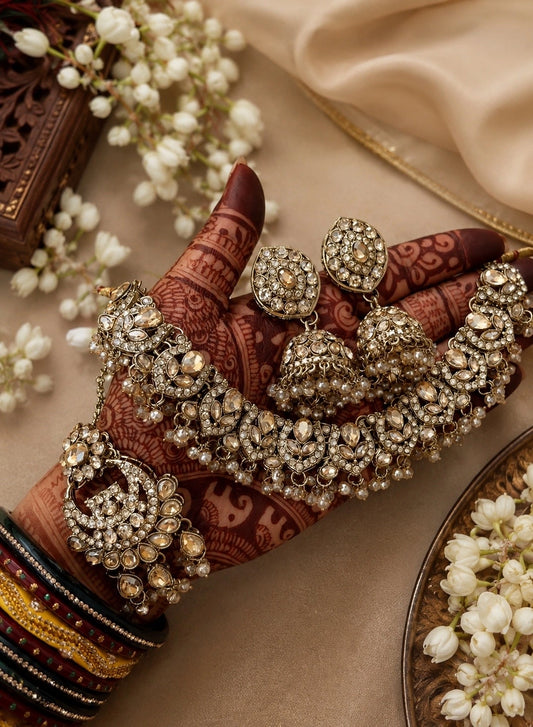 Traditional Polki Kundan Set
