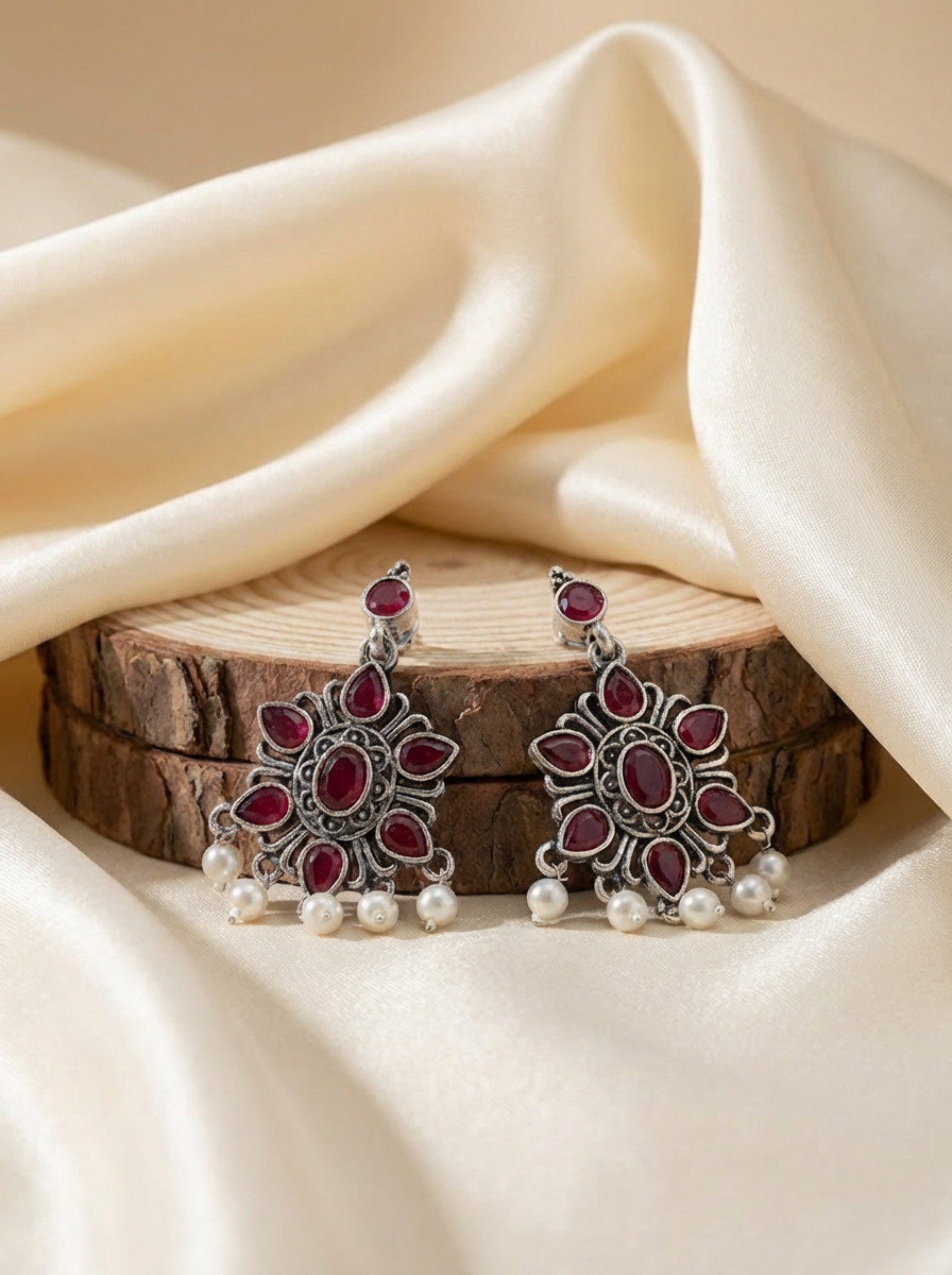 Oxidised Earrings