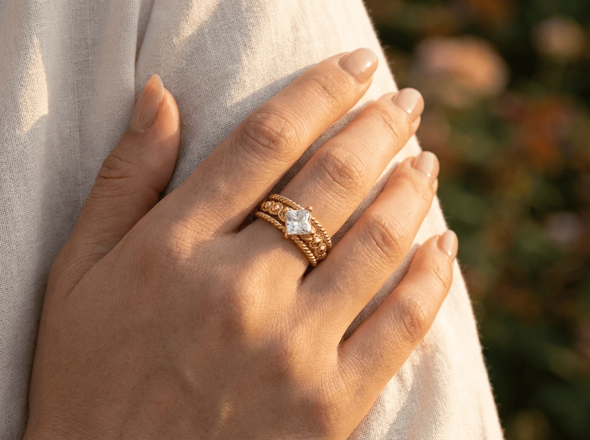 Combo 6 - AD Bracelet & Anti Tarnish Ring